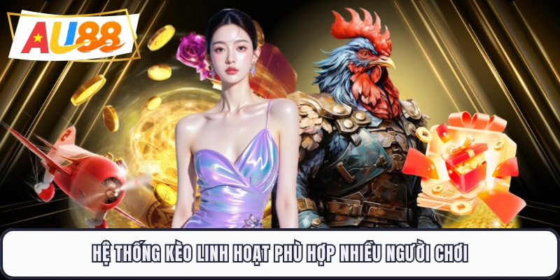 Hệ thống kèo linh hoạt phù hợp nhiều người chơi